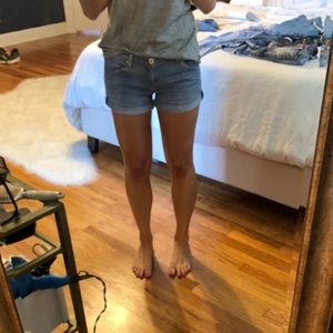 HUDSON Cuffed Jean Shorts